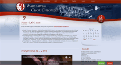 Desktop Screenshot of choir-warsaw.subnet.pl