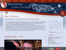 Tablet Screenshot of choir-warsaw.subnet.pl